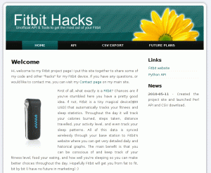 Fitbit - Unofficial Perl API and CSV Download